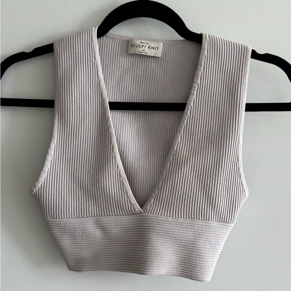 Babaton - Icy Lavender XS Crop Top